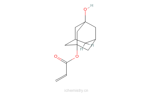 CAS:216581-76-9_1,3-金刚烷二醇单丙烯酸酯的分子结构