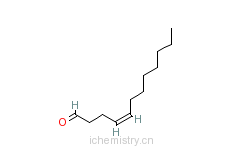 CAS:21944-98-9_(Z)-4-十二烯醛的分子结构