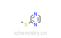 CAS:21948-70-9_2-甲硫基吡嗪的分子结构