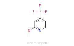 CAS:219715-34-1_2-甲氧基-4-三氟甲基吡啶的分子结构