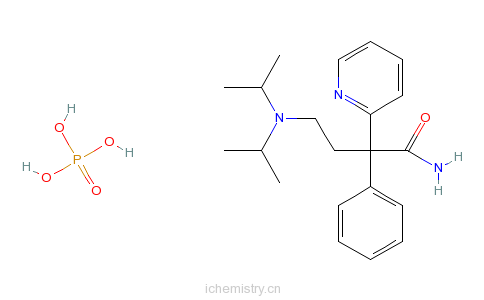 CAS:22059-60-5_磷酸丙吡胺的分子结构