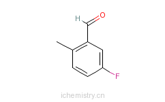 CAS:22062-53-9_5-氟-2-甲基苯甲醛的分子结构
