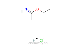 CAS:2208-07-3_乙基乙酰亚胺盐酸盐的分子结构