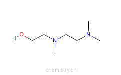 CAS:2212-32-0_N-甲基-N-(N,N-二甲胺基乙基)乙醇胺的分子结构