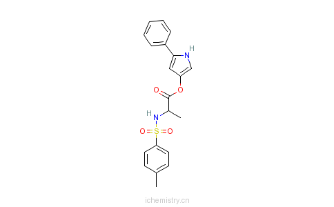 CAS:221446-55-5_3-(N-对甲磺酰-L-丙氨酰氧基)-5-苯基吡咯的分子结构