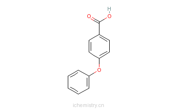 CAS:2215-77-2_4-苯氧基苯甲酸的分子结构