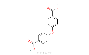 CAS:2215-89-6_4,4'-二苯醚二甲酸的分子结构