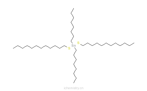 CAS:22205-30-7_(ʮ)Ӣƣbis(dodecylthio)dioctyl-Stannaneķӽṹ