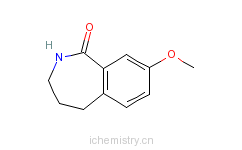 CAS:22246-71-5_8-甲氧基-2,3,4,5-四氢苯并氮杂卓-1-酮的分子结构