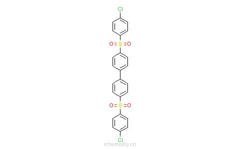 CAS:22287-56-5_联-(4-氯二苯砜)的分子结构