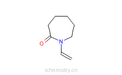 CAS:2235-00-9_N-乙烯基己内酰胺的分子结构