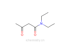 CAS:2235-46-3_N,N-二乙基乙酰乙酰胺的分子结构