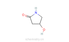 CAS:22677-21-0_(R)-(+)-4-羟基-2-吡咯烷酮的分子结构