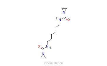 CAS:2271-93-4_N,N'-1,6-己二基双(1-氮丙啶酰胺)的分子结构