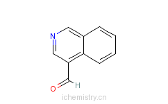 CAS:22960-16-3_异喹啉-4-甲醛的分子结构