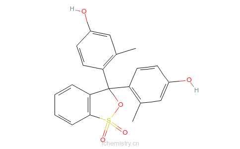 CAS:2303-01-7_间甲酚紫的分子结构