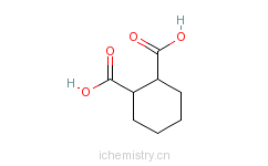 CAS:2305-32-0_反-1,2-环己烷二甲酸的分子结构