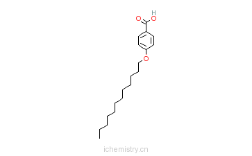 CAS:2312-15-4_4-十二烷氧基苯甲酸的分子结构