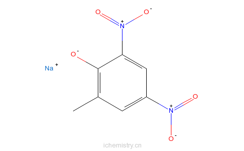 CAS:2312-76-7_二硝基邻甲酚钠的分子结构