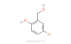 CAS:2316-64-5_5-溴-2-羟基苯甲醇的分子结构