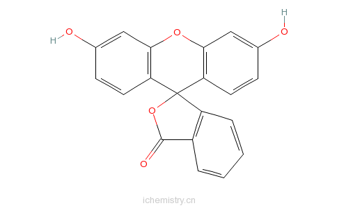 CAS:2321-07-5_荧光素的分子结构