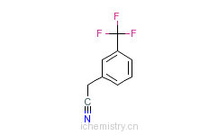 CAS:2338-76-3_间三氟甲基苯乙腈的分子结构