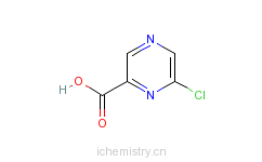 CAS:23688-89-3_6-氯吡嗪-2-羧酸的分子结构