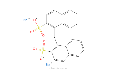 CAS:2379-92-2_1,1'-亚甲基双-2-萘磺酸联二钠盐的分子结构