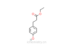 CAS:23795-02-0_对羟基苯丙酸乙酯的分子结构