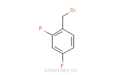 CAS:23915-07-3_2,4-二氟溴苄的分子结构