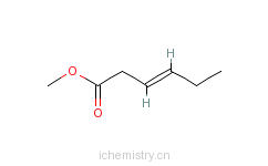CAS:2396-78-3_3-己烯酸甲酯的分子结构