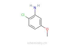 CAS:2401-24-3_2-氯-5-甲氧基苯胺的分子结构