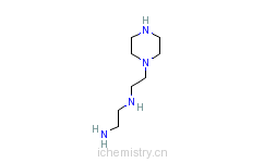 CAS:24028-46-4_N-[2-(1-哌嗪基)乙基]-1,2-乙二胺的分子结构