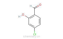CAS:2420-26-0_4-氯-2-羟基苯甲醛的分子结构
