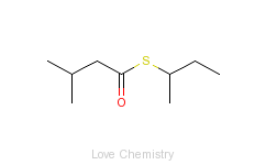 CAS:2432-91-9_3-׻Ƕ-S-(1-׻)ӢƣButanethioicacid,3-methyl-,S-(1-methylpropyl)esterķӽṹ