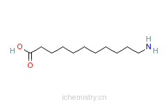 CAS:2432-99-7_11-氨基十一酸的分子结构