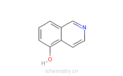 CAS:2439-04-5_5-羟基异喹啉的分子结构