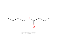 CAS:2445-78-5_2-甲基丁酸2-甲基丁酯的分子结构