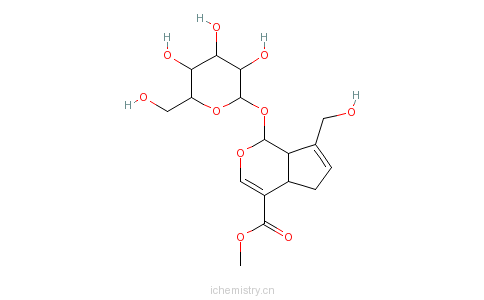 CAS:24512-63-8_京尼平甙的分子结构