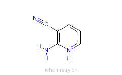 CAS:24517-64-4_2-氨基-3-氰基吡啶的分子结构