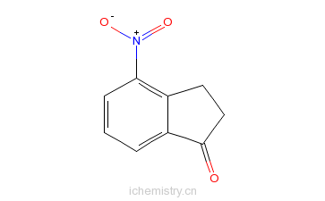 CAS:24623-25-4_4-硝基-1-茚酮的分子结构