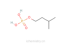 CAS:2466-67-3_磷酸二氢-3-甲基丁醇酯的分子结构