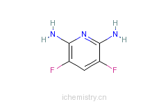 CAS:247069-27-8_3,5-二氟-2,6-二氨基吡啶的分子结构