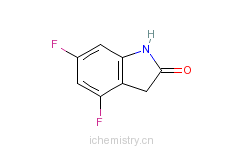 CAS:247564-57-4_4,6-二氟-2-氧化吲哚的分子结构