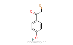 CAS:2491-38-5_2-溴-4'-羟基苯乙酮的分子结构