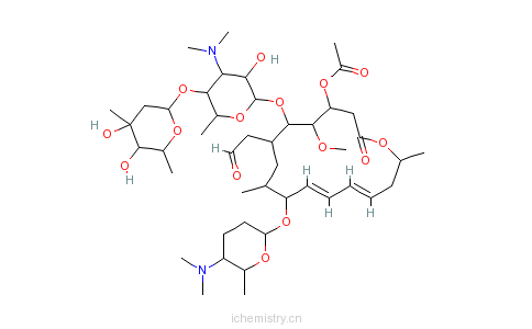 CAS:24916-51-6_乙酰螺旋霉素的分子结构