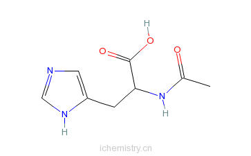 CAS:2497-02-1_N-乙酰-L-组氨酸的分子结构