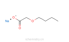 CAS:2516-93-0_2-丁氧基乙酸的分子结构