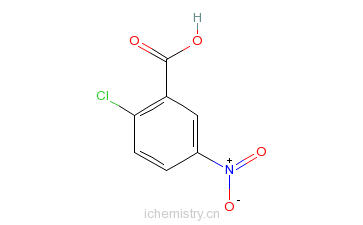 CAS:2516-96-3_2-氯-5-硝基苯甲酸的分子结构