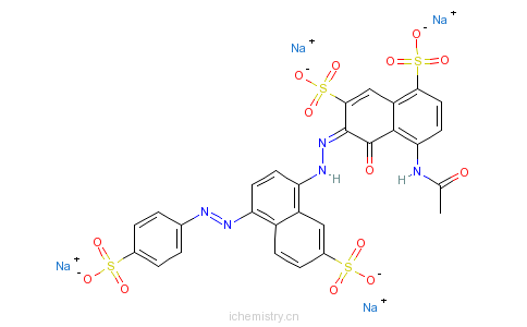 CAS:2519-30-4_食品黑1的分子结构